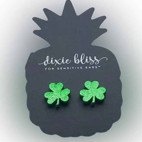 St Patrick’s day earrings | Hypoallergenic surgical stainless | Post style - Picture 1 of 1